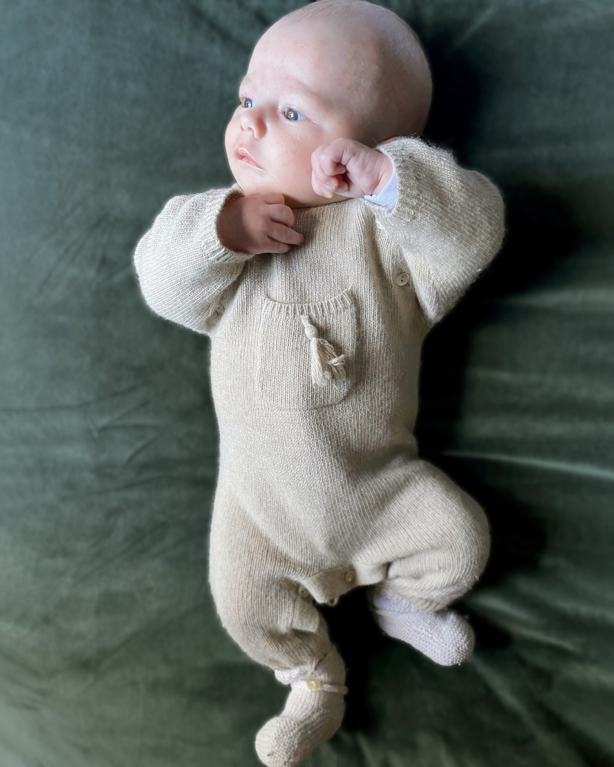 Combinaison bébé en laine et cachemire CYRILLUS - écru, Bébé