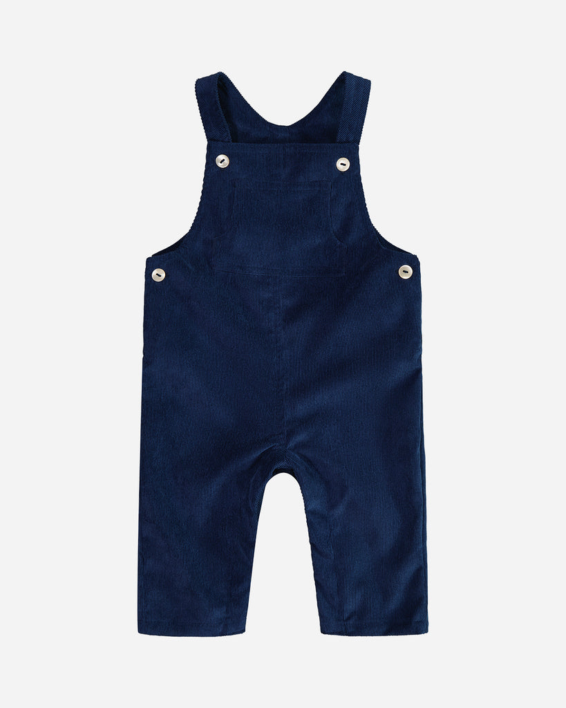 Salopette bébé Octave velours navy.