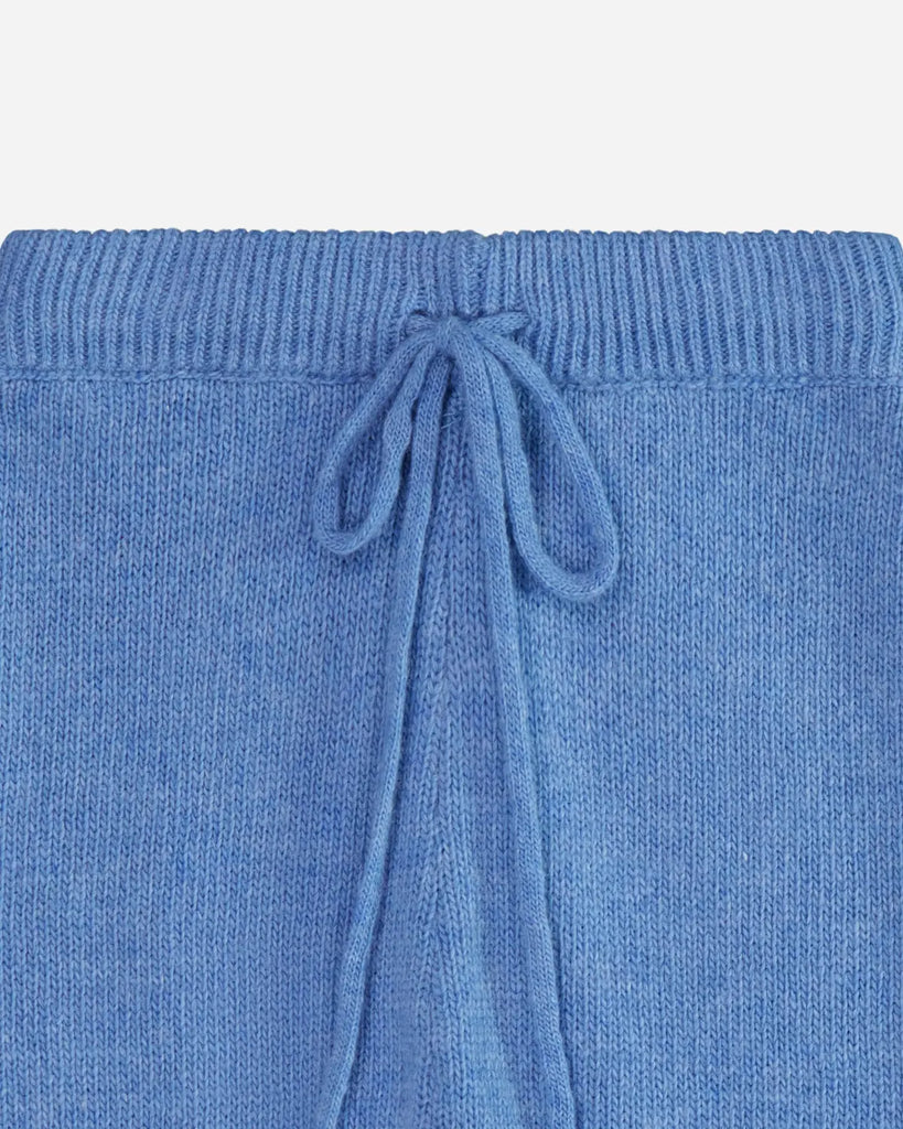 Pantalon bébé laine et cachemire bleu pastel zoom