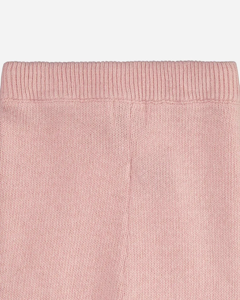 Pantalon bébé laine et cachemire rose zoom dos