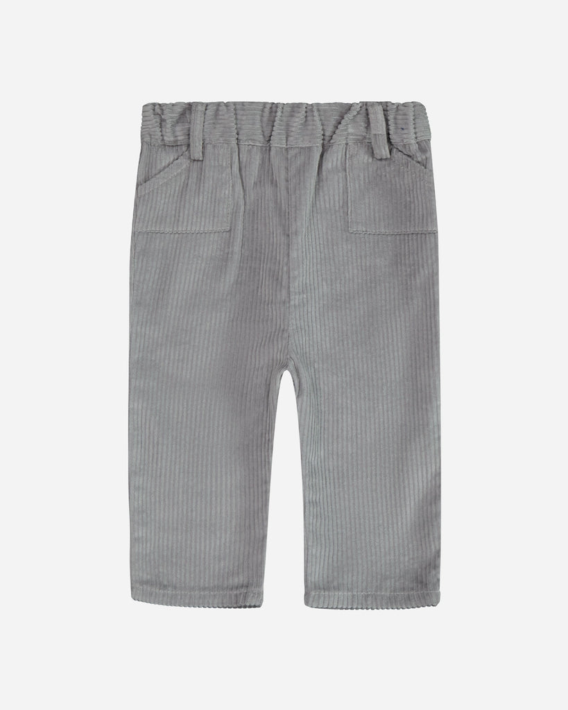 Pantalon bébé Ferdinand velours gris